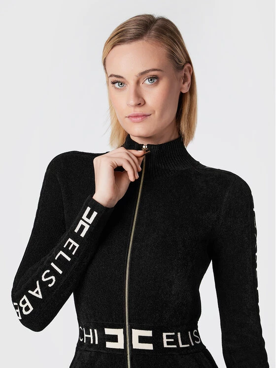 Elisabetta Franchi Γυναίκες Ολόσωμες Φόρμες Ολόσωμη φόρμα KT-19S-26E2-V520 Μαύρο Slim Fit 4 Elisabetta Franchi Γυναίκες Ολόσωμες Φόρμες Ολόσωμη φόρμα KT-19S-26E2-V520 Μαύρο Slim Fit - Image 4