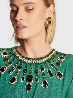 Elisabetta Franchi Γυναίκες Βραδινά Φορέματα Φόρεμα βραδινό AB-260-27E2-V700 Πράσινο Regular Fit -Elisabetta Franchi Εκπτώσεις unnamed file 461