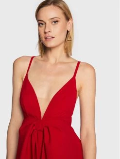 Elisabetta Franchi Γυναίκες Κοκτέιλ Φορέματα Φόρεμα κοκτέιλ AB-175-27E2-V360 Κόκκινο Slim Fit -Elisabetta Franchi Εκπτώσεις unnamed file 475