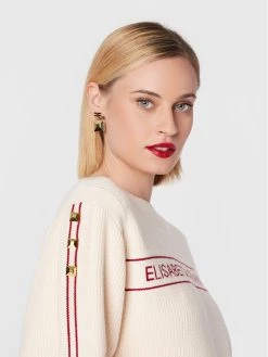 Elisabetta Franchi Γυναίκες Πουλόβερ MK-81S-27E2-V350 Μπεζ Boxy Fit -Elisabetta Franchi Εκπτώσεις unnamed file 496