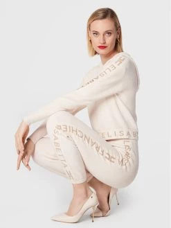 Elisabetta Franchi Γυναίκες Παντελόνια Φόρμας Παντελόνι φόρμας KP-26S-26E2-V360 Μπεζ Regular Fit -Elisabetta Franchi Εκπτώσεις unnamed file 50
