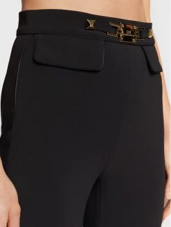 Elisabetta Franchi Γυναίκες Υφασμάτινα Παντελόνια Παντελόνι υφασμάτινο PA-035-27E2 Μαύρο Slim Fit 8 Elisabetta Franchi Γυναίκες Υφασμάτινα Παντελόνια Παντελόνι υφασμάτινο PA-035-27E2 Μαύρο Slim Fit -Elisabetta Franchi Εκπτώσεις unnamed file 505