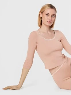 Elisabetta Franchi Γυναίκες Μπλουζάκια Μπλουζάκι MK-43B-26E2-V220 Ροζ Slim Fit 9 Elisabetta Franchi Γυναίκες Μπλουζάκια Μπλουζάκι MK-43B-26E2-V220 Ροζ Slim Fit -Elisabetta Franchi Εκπτώσεις unnamed file 511