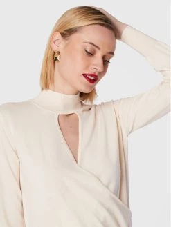 Elisabetta Franchi Γυναίκες Πουλόβερ MK-53S-26E2-V280 Μπεζ Regular Fit -Elisabetta Franchi Εκπτώσεις unnamed file 525