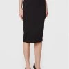 Elisabetta Franchi Γυναίκες Φούστες Pencil Φούστα Pencil GO-491-27E2-V340 Μαύρο Slim Fit