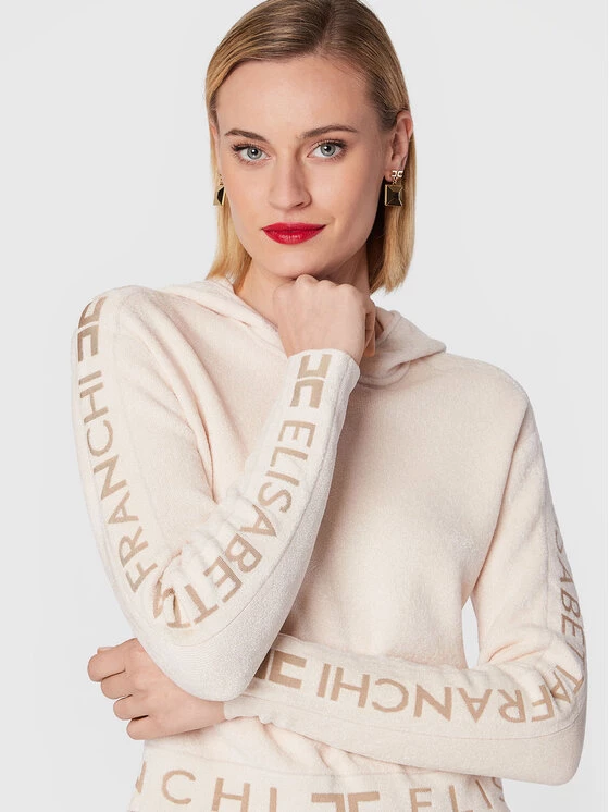 Elisabetta Franchi Γυναίκες Μπλούζες Χωρίς Φερμουάρ Μπλούζα MK-45S-26E2-V390 Μπεζ Regular Fit 4 Elisabetta Franchi Γυναίκες Μπλούζες Χωρίς Φερμουάρ Μπλούζα MK-45S-26E2-V390 Μπεζ Regular Fit - Image 4