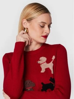 Elisabetta Franchi Γυναίκες Πουλόβερ MK-58S-27E2-V340 Κόκκινο Regular Fit -Elisabetta Franchi Εκπτώσεις unnamed file 556