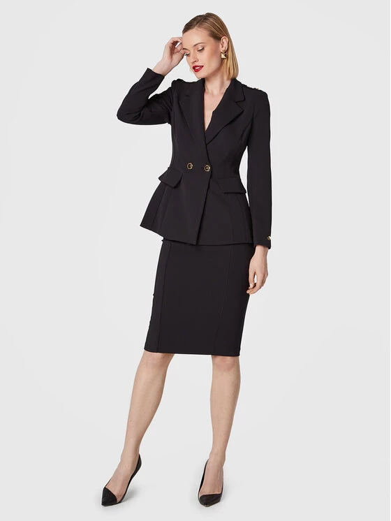 Elisabetta Franchi Γυναίκες Φούστες Pencil Φούστα Pencil GO-495-27E2-V330 Μαύρο Slim Fit 2 Elisabetta Franchi Γυναίκες Φούστες Pencil Φούστα Pencil GO-495-27E2-V330 Μαύρο Slim Fit - Image 2