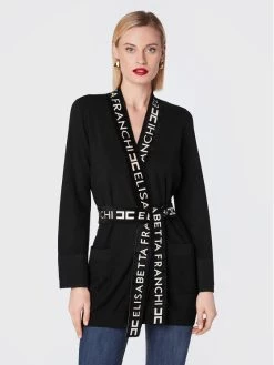 Elisabetta Franchi Γυναίκες Ζακέτες Ζακέτα MK-39S-26E2-V380 Μαύρο Regular Fit