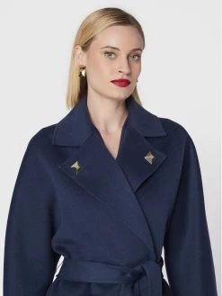 Elisabetta Franchi Γυναίκες Μεταβατικά Παλτά Μάλλινο παλτό CP-40C-26E2-V740 Σκούρο μπλε Regular Fit -Elisabetta Franchi Εκπτώσεις unnamed file 59