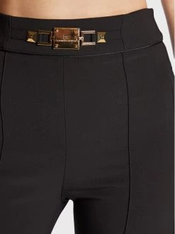 Elisabetta Franchi Γυναίκες Υφασμάτινα Παντελόνια Παντελόνι υφασμάτινο PA-036-27E2-V360 Μαύρο Slim Fit -Elisabetta Franchi Εκπτώσεις unnamed file 590