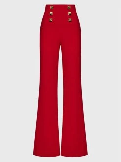 Elisabetta Franchi Γυναίκες Υφασμάτινα Παντελόνια Παντελόνι υφασμάτινο PA-039-27E2-V340 Κόκκινο Regular Fit 11 Elisabetta Franchi Γυναίκες Υφασμάτινα Παντελόνια Παντελόνι υφασμάτινο PA-039-27E2-V340 Κόκκινο Regular Fit -Elisabetta Franchi Εκπτώσεις unnamed file 597