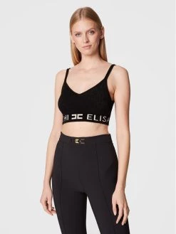 Elisabetta Franchi Γυναίκες Tops Τοπ TK-51S-26E2-V200 Μαύρο Slim Fit