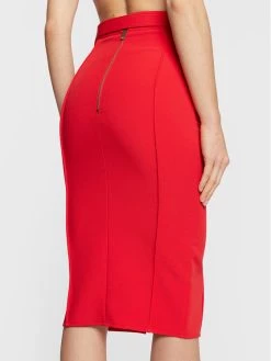 Elisabetta Franchi Γυναίκες Φούστες Pencil Φούστα Pencil GO-471-26E2-V370 Κόκκινο Slim Fit -Elisabetta Franchi Εκπτώσεις unnamed file 624