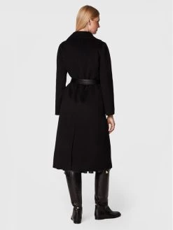 Elisabetta Franchi Γυναίκες Μεταβατικά Παλτά Μάλλινο παλτό CP-39C-26E2-V900 Μαύρο Regular Fit -Elisabetta Franchi Εκπτώσεις unnamed file 639