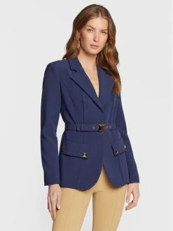 Elisabetta Franchi Γυναίκες Σακάκια & Μπλέιζερ Μπλέιζερ GI-032-26E2-V600 Σκούρο μπλε Regular Fit