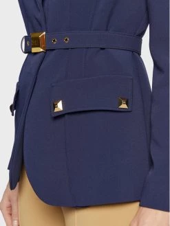 Elisabetta Franchi Γυναίκες Σακάκια & Μπλέιζερ Μπλέιζερ GI-032-26E2-V600 Σκούρο μπλε Regular Fit -Elisabetta Franchi Εκπτώσεις unnamed file 645