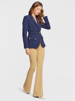 Elisabetta Franchi Γυναίκες Σακάκια & Μπλέιζερ Μπλέιζερ GI-032-26E2-V600 Σκούρο μπλε Regular Fit -Elisabetta Franchi Εκπτώσεις unnamed file 646