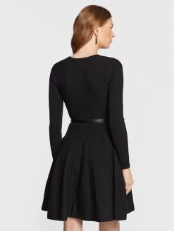 Elisabetta Franchi Γυναίκες Πλεκτά Φορέματα Φόρεμα υφασμάτινο AM-90T-26E2-V600 Μαύρο Regular Fit -Elisabetta Franchi Εκπτώσεις unnamed file 669