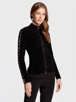 Elisabetta Franchi Γυναίκες Ζακέτες Ζακέτα MK-44S-26E2-V370 Μαύρο Slim Fit