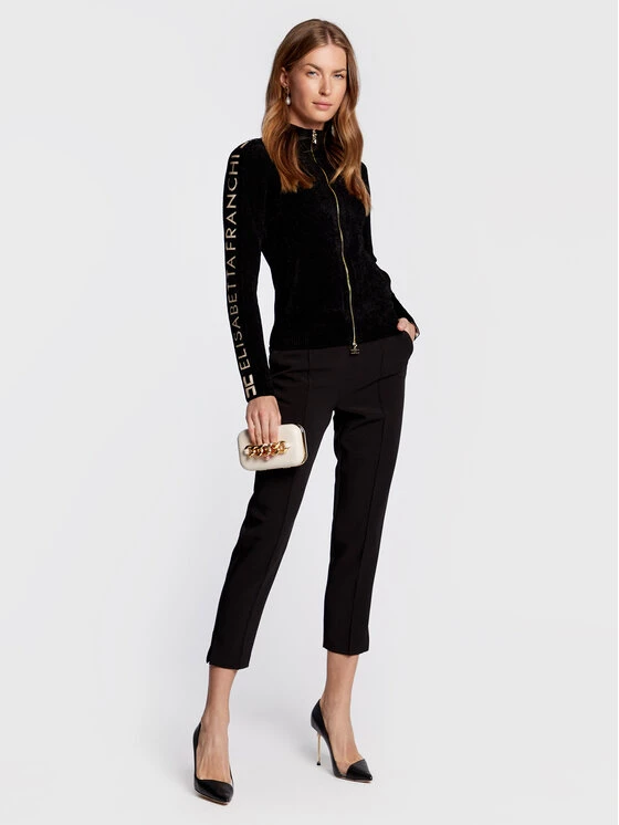 Elisabetta Franchi Γυναίκες Ζακέτες Ζακέτα MK-44S-26E2-V370 Μαύρο Slim Fit 2 Elisabetta Franchi Γυναίκες Ζακέτες Ζακέτα MK-44S-26E2-V370 Μαύρο Slim Fit - Image 2