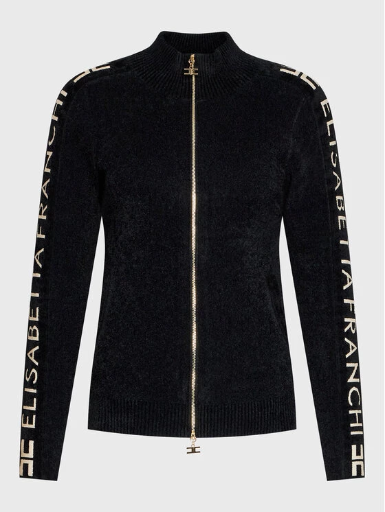 Elisabetta Franchi Γυναίκες Ζακέτες Ζακέτα MK-44S-26E2-V370 Μαύρο Slim Fit 5 Elisabetta Franchi Γυναίκες Ζακέτες Ζακέτα MK-44S-26E2-V370 Μαύρο Slim Fit - Image 5