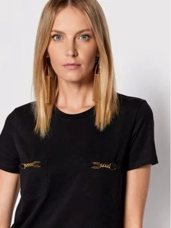 Elisabetta Franchi Γυναίκες T-shirts T-Shirt MA-016-26E2-V160 Μαύρο Regular Fit -Elisabetta Franchi Εκπτώσεις unnamed file 723