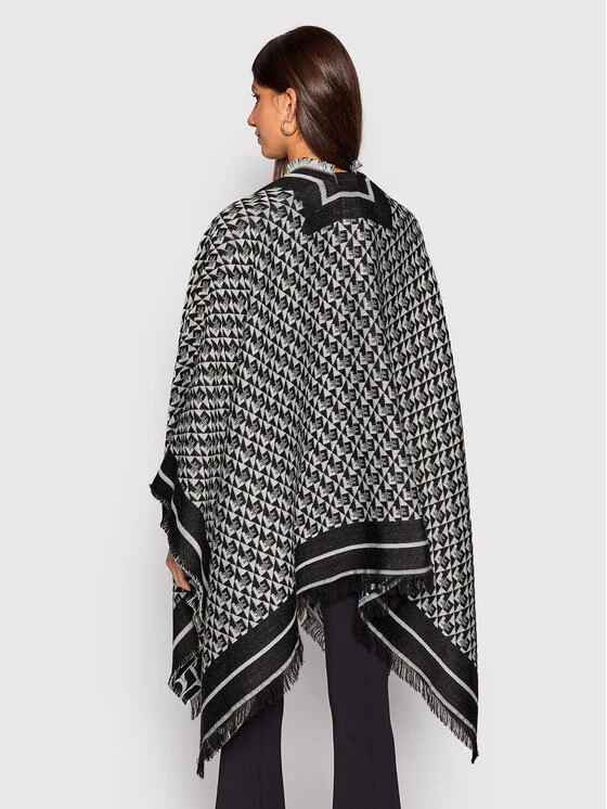 Elisabetta Franchi Γυναίκες Ζακέτες Πόντσο MT-02F-26E2-V270 Μαύρο Regular Fit 3 Elisabetta Franchi Γυναίκες Ζακέτες Πόντσο MT-02F-26E2-V270 Μαύρο Regular Fit - Image 3