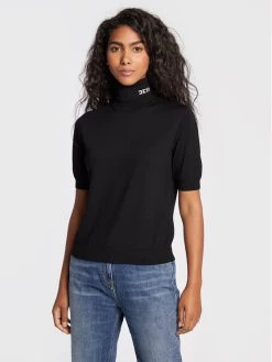 Elisabetta Franchi Γυναίκες Μπλουζάκια Μπλουζάκι MK-54S-26E2-V240 Μαύρο Regular Fit