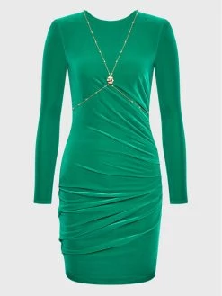 Elisabetta Franchi Γυναίκες Κοκτέιλ Φορέματα Φόρεμα κοκτέιλ AB-313-27E2-V400 Πράσινο Slim Fit -Elisabetta Franchi Εκπτώσεις unnamed file 739