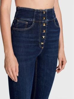 Elisabetta Franchi Γυναίκες Straight Leg Τζιν PJ-62S-26E2-V340 Σκούρο μπλε Flare Fit -Elisabetta Franchi Εκπτώσεις unnamed file 743