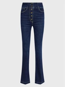 Elisabetta Franchi Γυναίκες Straight Leg Τζιν PJ-62S-26E2-V340 Σκούρο μπλε Flare Fit -Elisabetta Franchi Εκπτώσεις unnamed file 744