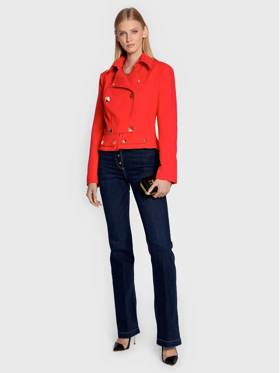 Elisabetta Franchi Γυναίκες Σακάκια & Μπλέιζερ Μπλέιζερ GI-036-26E2-V580 Κόκκινο Regular Fit 3 Elisabetta Franchi Γυναίκες Σακάκια & Μπλέιζερ Μπλέιζερ GI-036-26E2-V580 Κόκκινο Regular Fit - Image 3