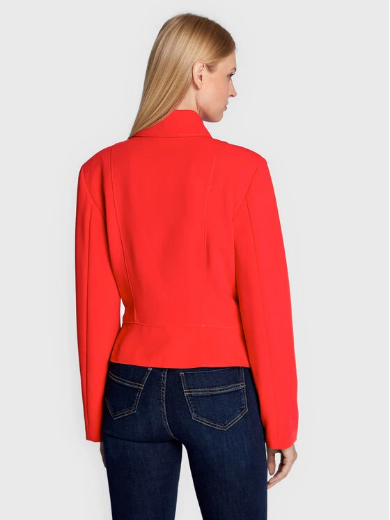 Elisabetta Franchi Γυναίκες Σακάκια & Μπλέιζερ Μπλέιζερ GI-036-26E2-V580 Κόκκινο Regular Fit 4 Elisabetta Franchi Γυναίκες Σακάκια & Μπλέιζερ Μπλέιζερ GI-036-26E2-V580 Κόκκινο Regular Fit - Image 4