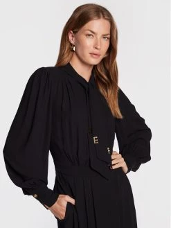 Elisabetta Franchi Γυναίκες Φορέματα σε Στυλ Πουκάμισο & Σεμιζιέ Φόρεμα πουκάμισο AB-162-26E2-V390 Μαύρο Regular Fit 8 Elisabetta Franchi Γυναίκες Φορέματα σε Στυλ Πουκάμισο & Σεμιζιέ Φόρεμα πουκάμισο AB-162-26E2-V390 Μαύρο Regular Fit -Elisabetta Franchi Εκπτώσεις unnamed file 754