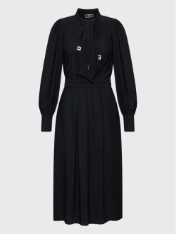 Elisabetta Franchi Γυναίκες Φορέματα σε Στυλ Πουκάμισο & Σεμιζιέ Φόρεμα πουκάμισο AB-162-26E2-V390 Μαύρο Regular Fit 9 Elisabetta Franchi Γυναίκες Φορέματα σε Στυλ Πουκάμισο & Σεμιζιέ Φόρεμα πουκάμισο AB-162-26E2-V390 Μαύρο Regular Fit -Elisabetta Franchi Εκπτώσεις unnamed file 755