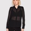 Elisabetta Franchi Γυναίκες Casual Πουκάμισα Πουκάμισο CA-018-26E2-V330 Μαύρο Regular Fit