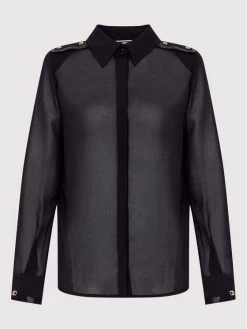 Elisabetta Franchi Γυναίκες Casual Πουκάμισα Πουκάμισο CA-018-26E2-V330 Μαύρο Regular Fit -Elisabetta Franchi Εκπτώσεις unnamed file 760