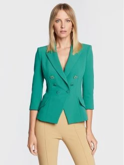 Elisabetta Franchi Γυναίκες Σακάκια & Μπλέιζερ Μπλέιζερ GI-030-26E2-V500 Πράσινο Slim Fit