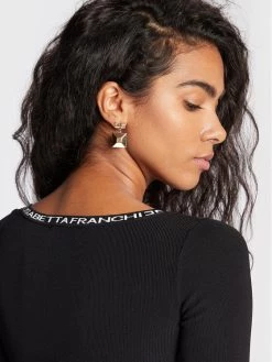 Elisabetta Franchi Γυναίκες Μπλουζάκια Μπλουζάκι MK-43B-26E2-V220 Μαύρο Slim Fit -Elisabetta Franchi Εκπτώσεις unnamed file 773