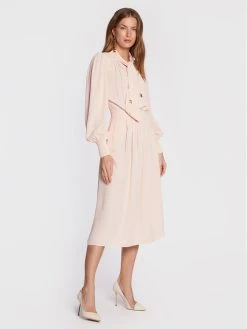 Elisabetta Franchi Γυναίκες Φορέματα σε Στυλ Πουκάμισο & Σεμιζιέ Φόρεμα πουκάμισο AB-162-26E2-V390 Ροζ Regular Fit