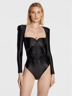 Elisabetta Franchi Γυναίκες Κορμάκια κορμάκι BO-010-27E2-V360 Μαύρο Slim Fit