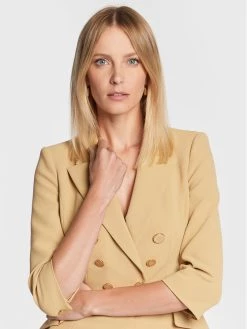 Elisabetta Franchi Γυναίκες Σακάκια & Μπλέιζερ Μπλέιζερ GI-030-26E2-V500 Μπεζ Slim Fit -Elisabetta Franchi Εκπτώσεις unnamed file 812