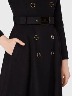 Elisabetta Franchi Γυναίκες Μεταβατικά Παλτά Μάλλινο παλτό CP-001-26E2-V1100 Μαύρο Regular Fit -Elisabetta Franchi Εκπτώσεις unnamed file 82