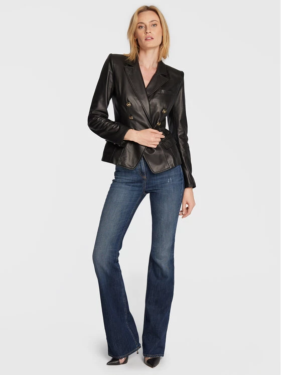 Elisabetta Franchi Γυναίκες Bootcut Τζιν PJ-67I-26E2-V290 Μπλε Slim Fit 2 Elisabetta Franchi Γυναίκες Bootcut Τζιν PJ-67I-26E2-V290 Μπλε Slim Fit - Image 2
