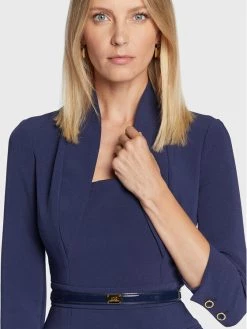 Elisabetta Franchi Γυναίκες Κοκτέιλ Φορέματα Φόρεμα κοκτέιλ AB-187-26E2-V450 Σκούρο μπλε Regular Fit -Elisabetta Franchi Εκπτώσεις unnamed file 834