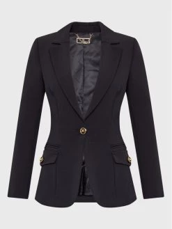 Elisabetta Franchi Γυναίκες Σακάκια & Μπλέιζερ Μπλέιζερ GI-043-26E2-V450 Μαύρο Slim Fit 9 Elisabetta Franchi Γυναίκες Σακάκια & Μπλέιζερ Μπλέιζερ GI-043-26E2-V450 Μαύρο Slim Fit -Elisabetta Franchi Εκπτώσεις unnamed file 862