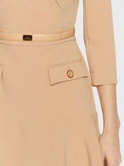 Elisabetta Franchi Γυναίκες Κοκτέιλ Φορέματα Φόρεμα κοκτέιλ AB-187-26E2-V450 Μπεζ Regular Fit -Elisabetta Franchi Εκπτώσεις unnamed file 882