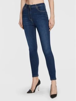 Elisabetta Franchi Γυναίκες Slim Fit Τζιν PJ-45S-26E2-V250 Σκούρο μπλε Skinny Fit