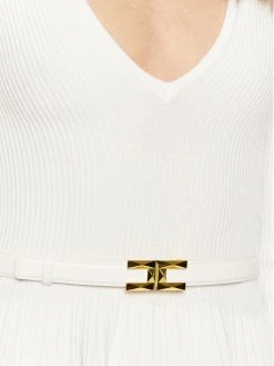 Elisabetta Franchi Γυναίκες Κοκτέιλ Φορέματα Φόρεμα υφασμάτινο AM-90T-26E2-V600 Λευκό Regular Fit -Elisabetta Franchi Εκπτώσεις unnamed file 900